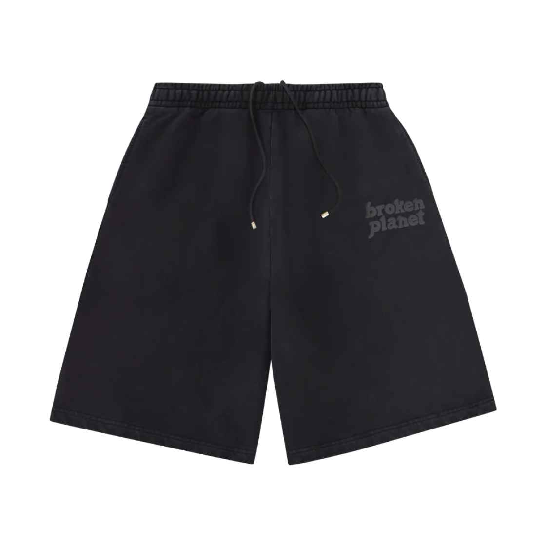 브로큰 플래닛 베이직 쇼츠 워시드 미드나잇 블랙(Broken Planet Basics Shorts Washed Midnight Black)