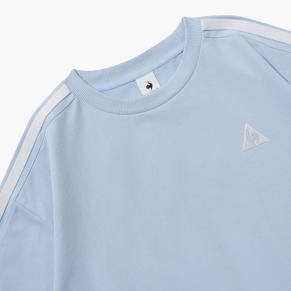 르꼬끄 스포르티브 (온라인전용) 유니 선데이 루즈핏 맨투맨 블루(QQ123JFS21)(le coq sportif (Online Exclusive) Sunday Sweatshirt Blue) - 3