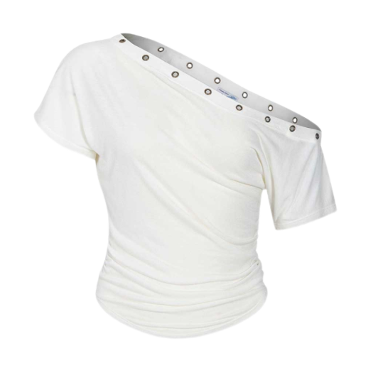 ◇Pleasenofollow◇ New MOMO Shirring Short Top White MUSINSA | PLEASENOFOLLOW New MOMO Shirring Short Top (White)