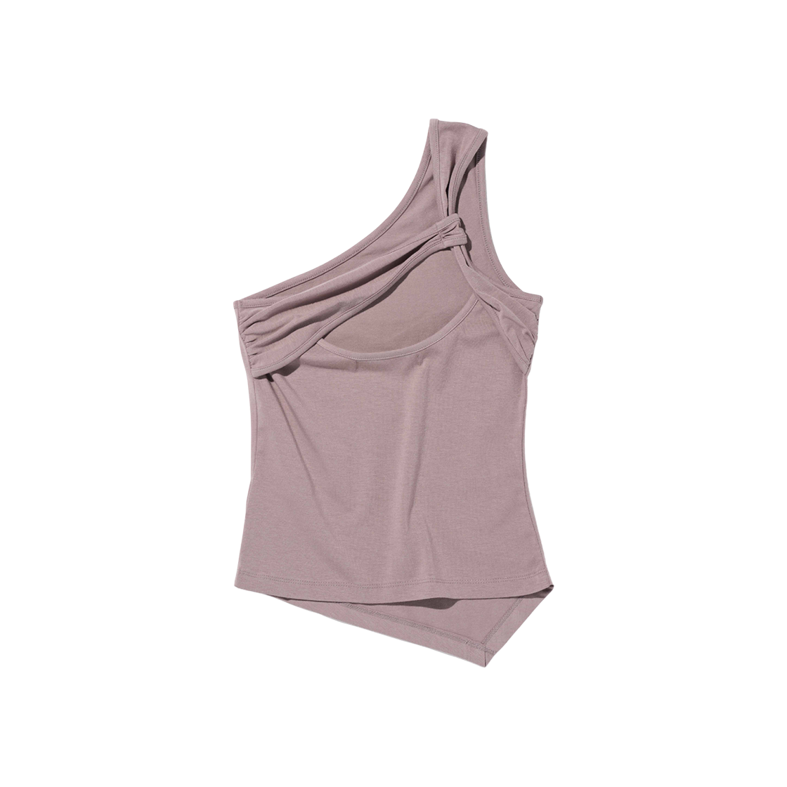 (W) 미스치프 롬버스 원 숄더 슬리브리스 페일 바이올렛((W) Mischief Rhombus One Shoulder Sleeveless Pale Violet) - 2
