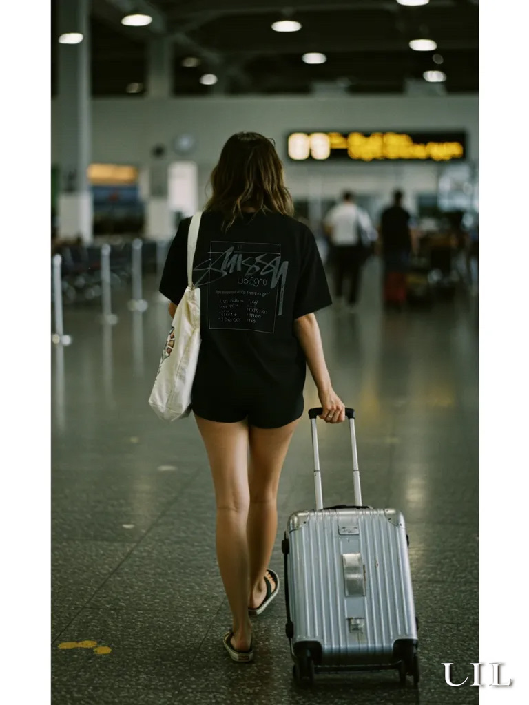 Stussy Modern Age Pigment Dyed T-Shirt Black 착용 스타일