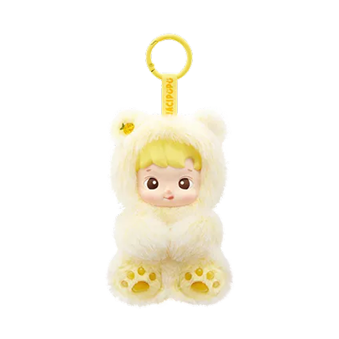 팝마트 하치푸푸 구미 베어 시리즈 바이닐 플러시 펜던트 파인애플 젤리 (개봉 박스)