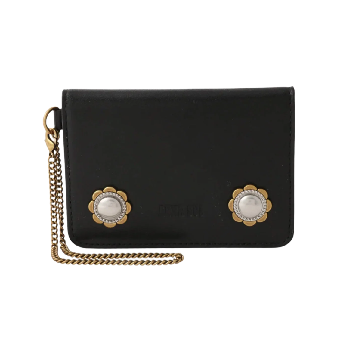 - Anna Sui Retro Button Pass Case Black
