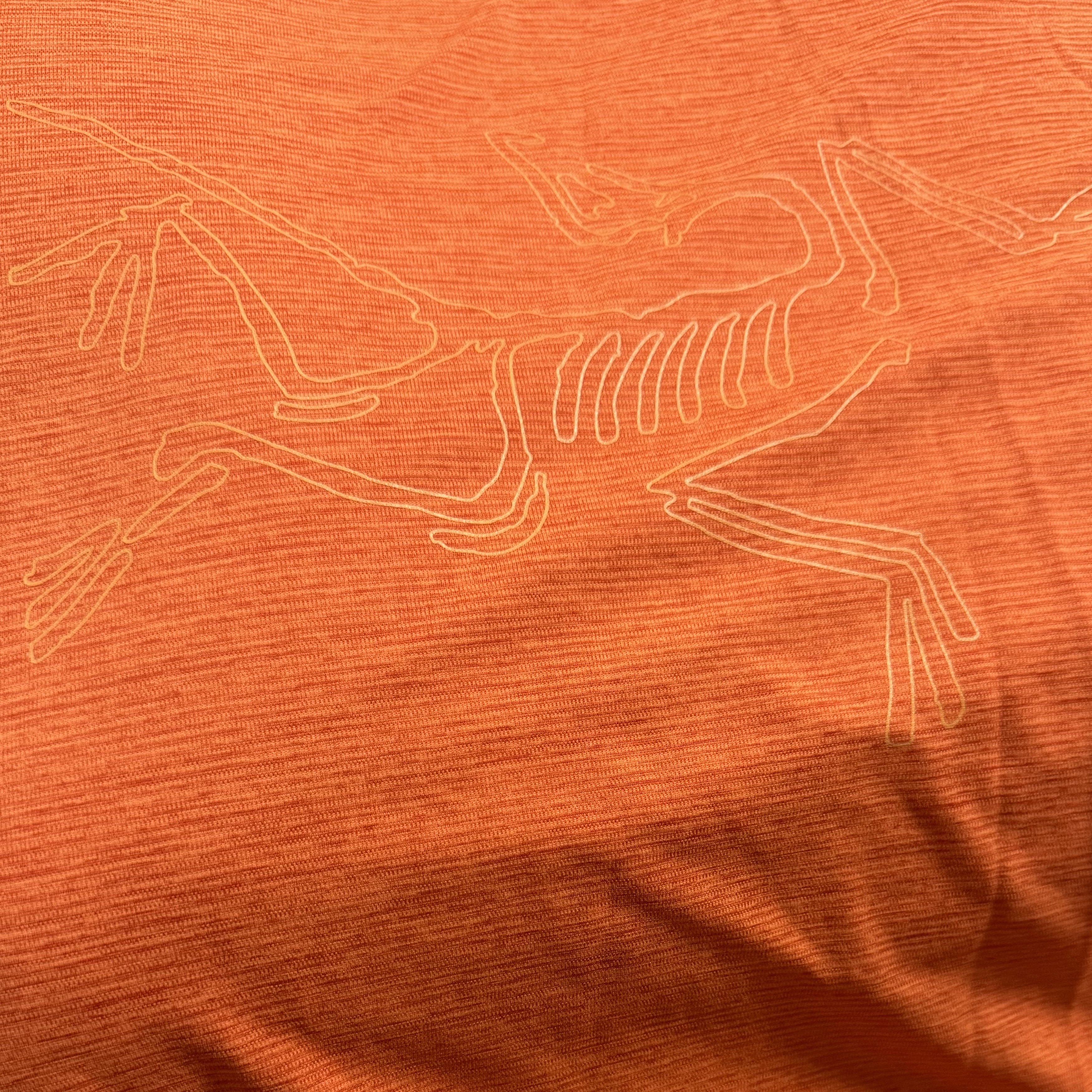 Arc'teryx Cormac Logo SS T-Shirt Dynasty Heather 착용 스타일