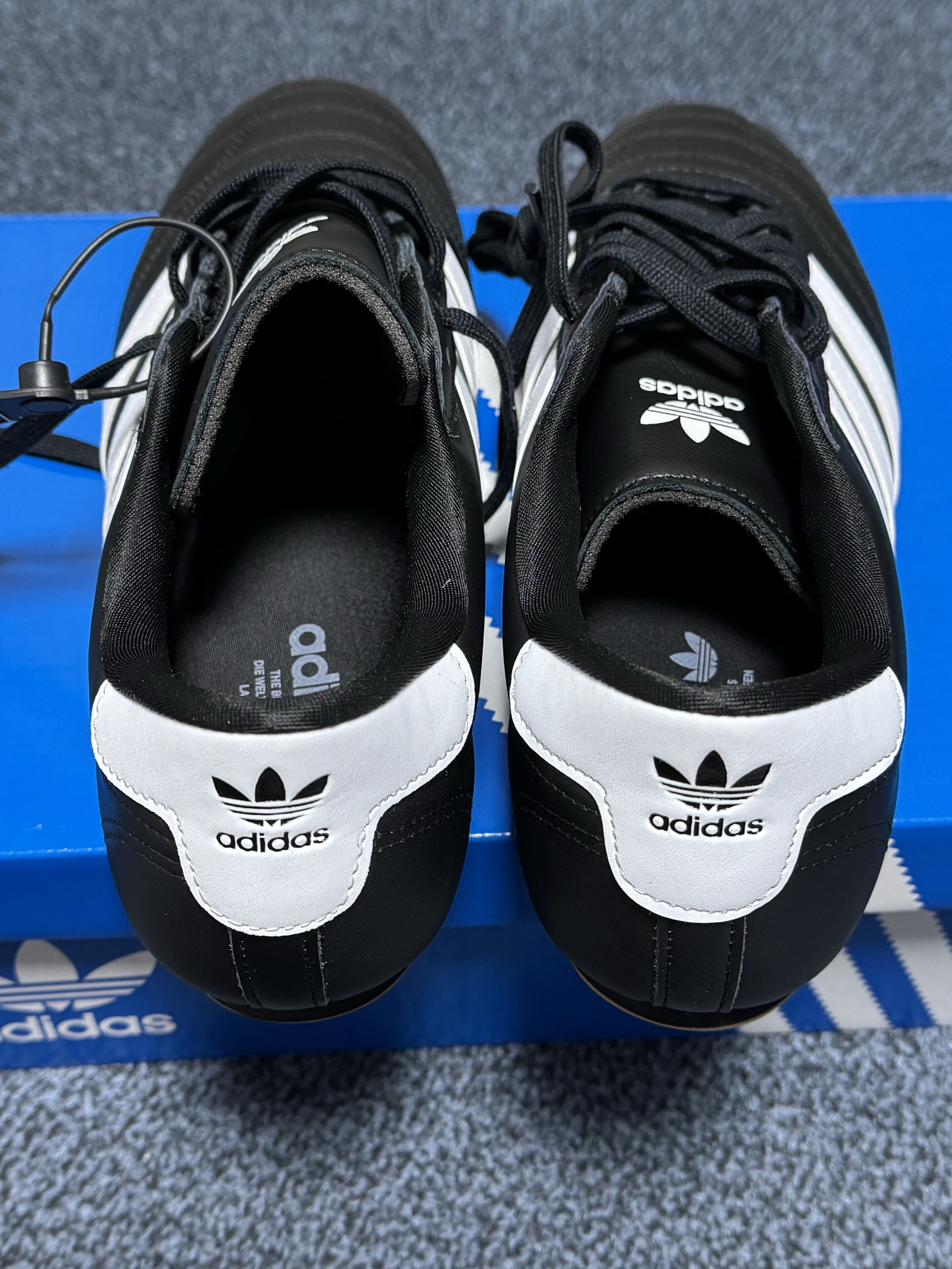 (W) Adidas Taekwondo Lace Core Black Cloud White 착용 스타일 - 2