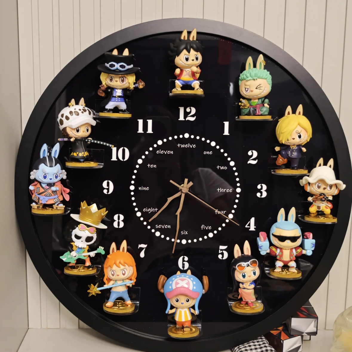 Pop Mart Labubu The Monsters x One Piece Series Figures Sabo (Opened Case) 착용 스타일
