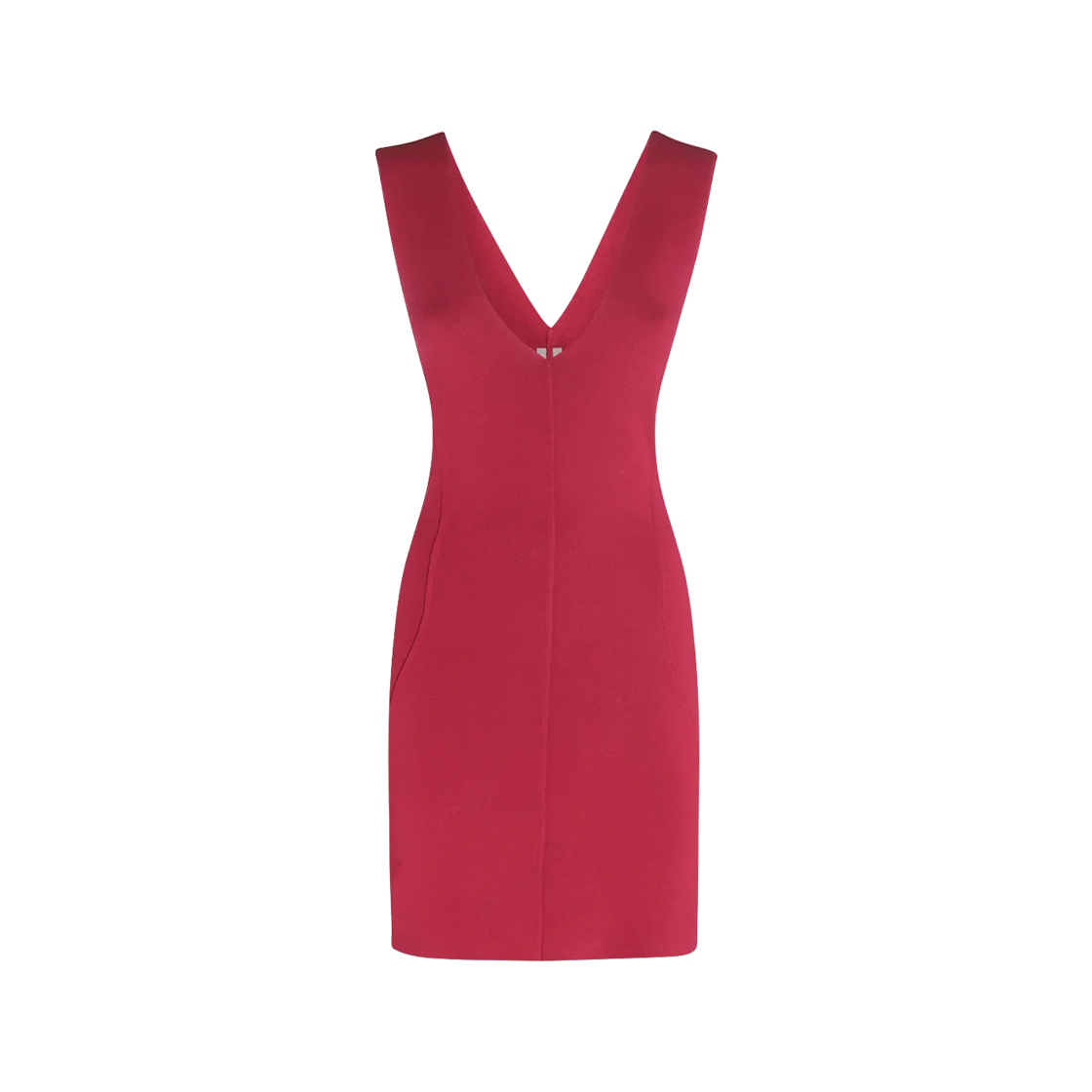 (W) 릭 오웬스 브이넥 슬리브리스 드레스 푸시아((W) Rick Owens V-Neck Sleeveless Dress Fucsia)