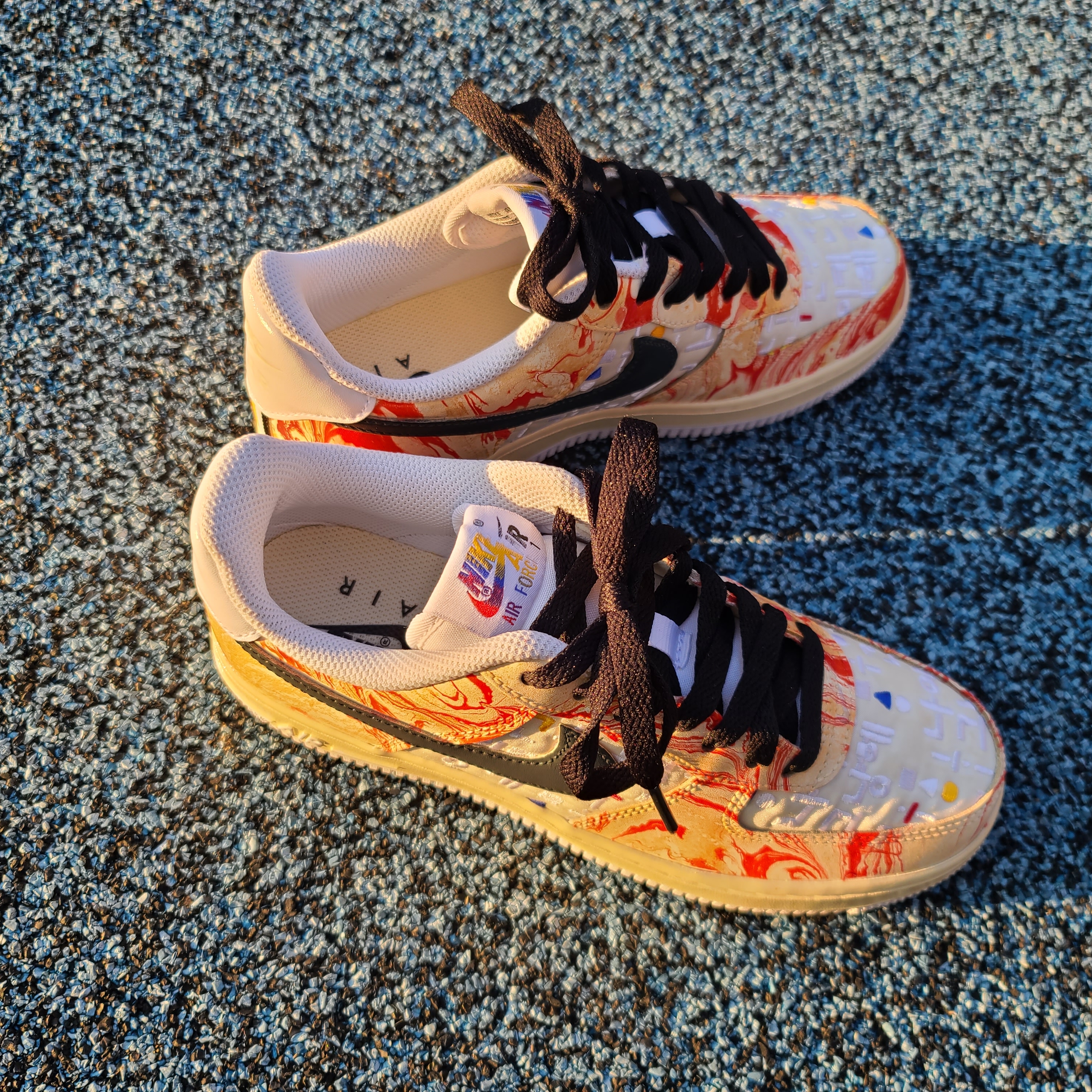 (W) Nike Air Force 1 '07 LV8 Hangul Day 착용 스타일 - 4