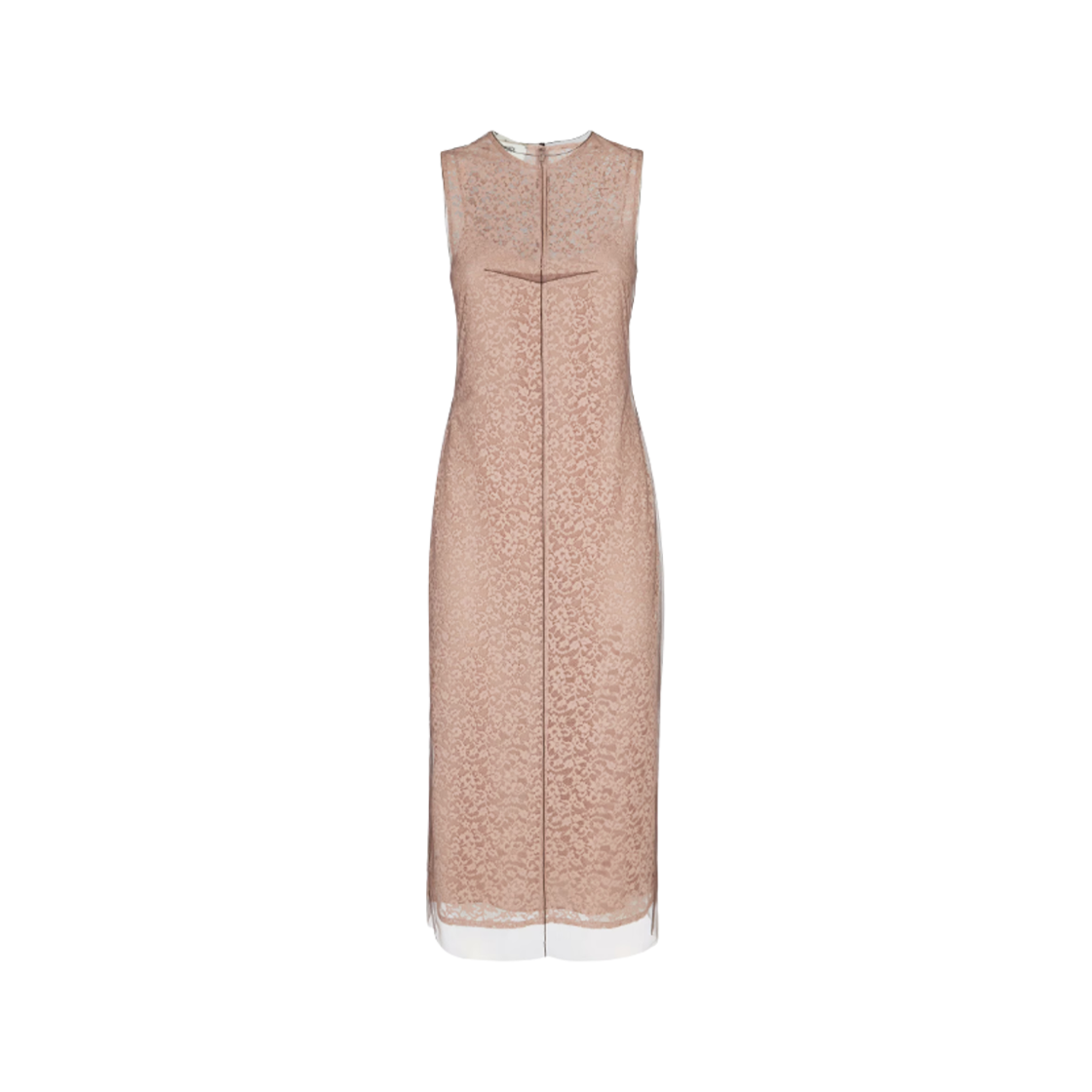 FDD298AUP7F1T47 (W) Fendi Lace Dress Pink