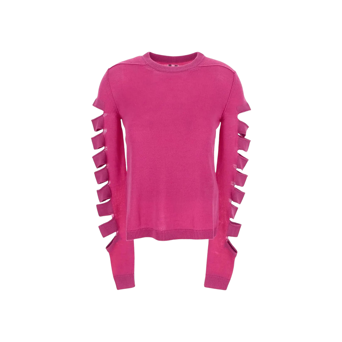 (W) 릭 오웬스 바이커 레벨 스파르탄 립 스웨터 핑크((W) Rick Owens Biker Level Spartan Rib Sweater Pink)