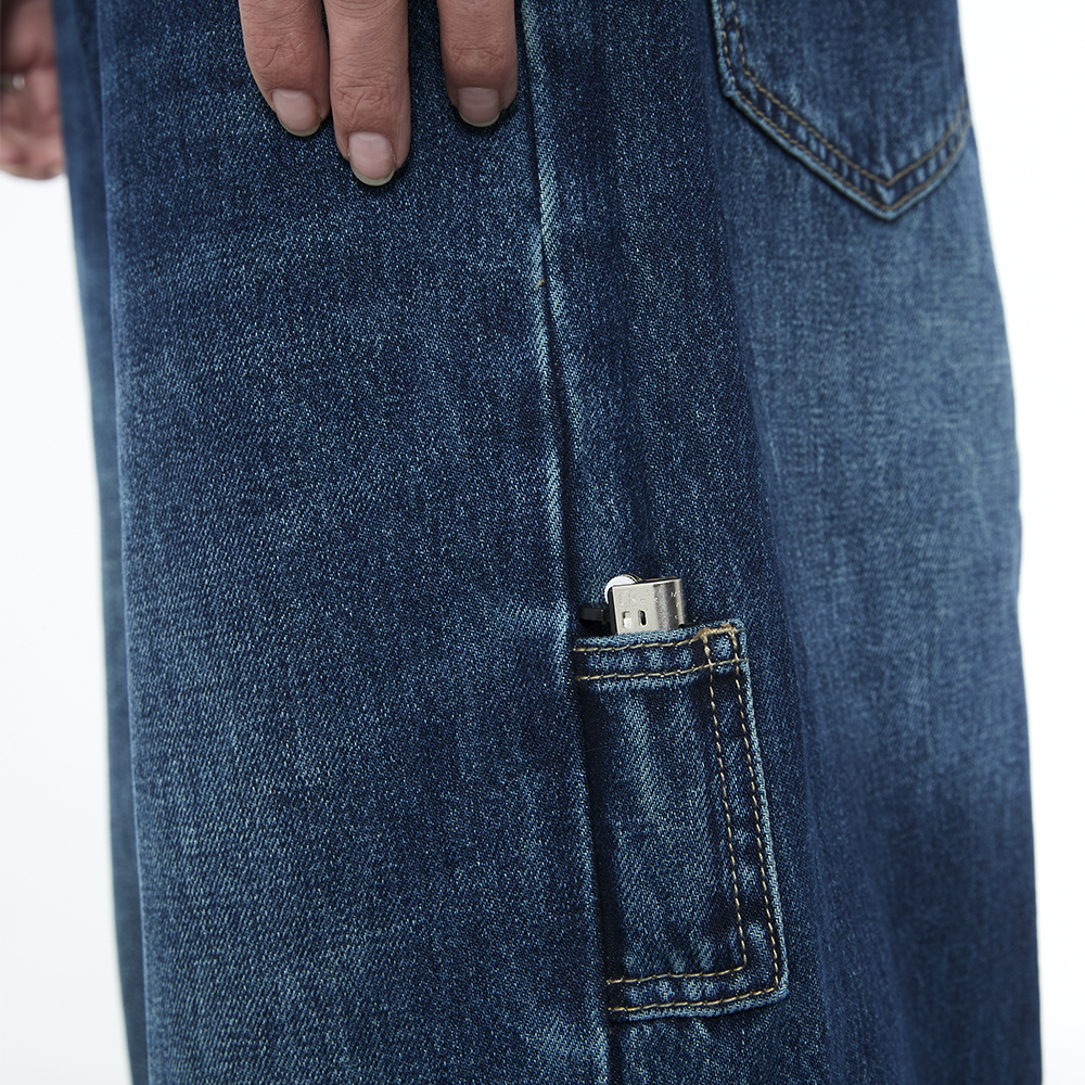 쎄르페 데일리보이 와이드 데님팬츠 터키블루(SSERPE Daily Boy Wide Denim Pants Turquoise) - 5
