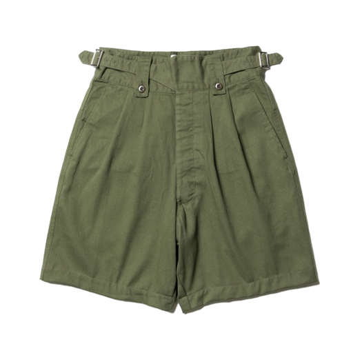 GKSHOL YMCL KY Australian 1960s Gurkha Short Pants Olive