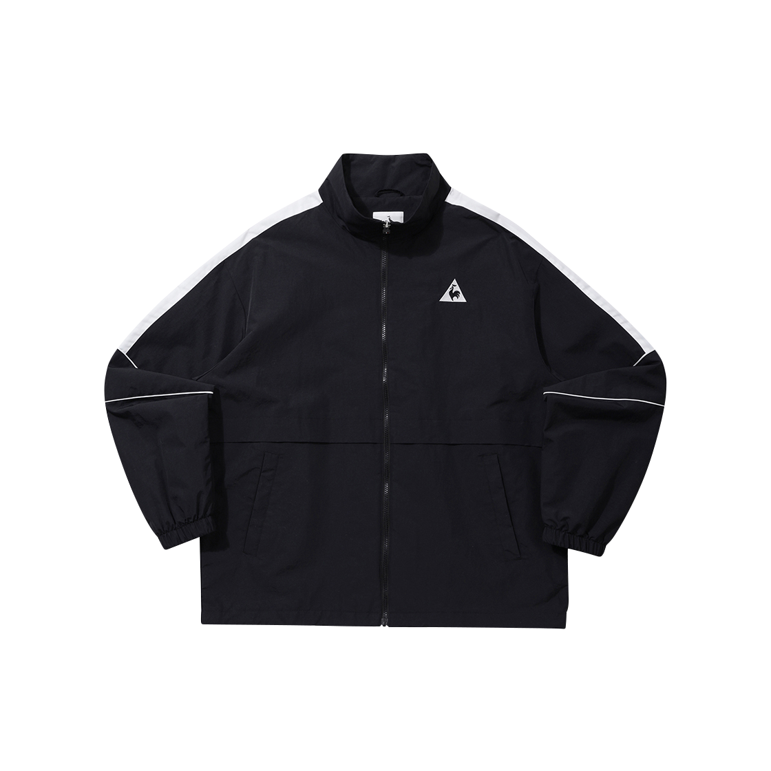 르꼬끄 스포르티브 (온라인전용) 유니 듀스 루즈핏 자켓 - 블랙(QQ123JJK22)(le coq sportif (Online Exclusive) Deux Stand Neck Jacket Black) - 1
