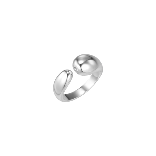 S06223 Byweekend Rain Drop Ring Silver