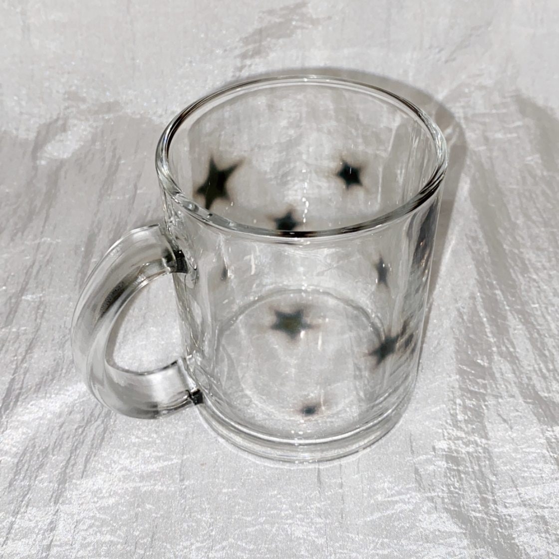 ylwmug24343333 you like what Black Star Glass Mug Gloss - #2