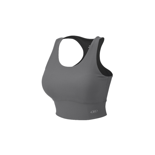 BG1WBT163CH BORN TO WIN W B-Flex Bra Top Charcoal