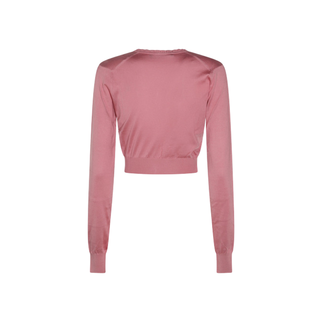 (W) 돌체 앤 가바나 실크 가디건 로사 폴베레((W) Dolce & Gabbana Silk Cardigan Rosa Polvere) - 2