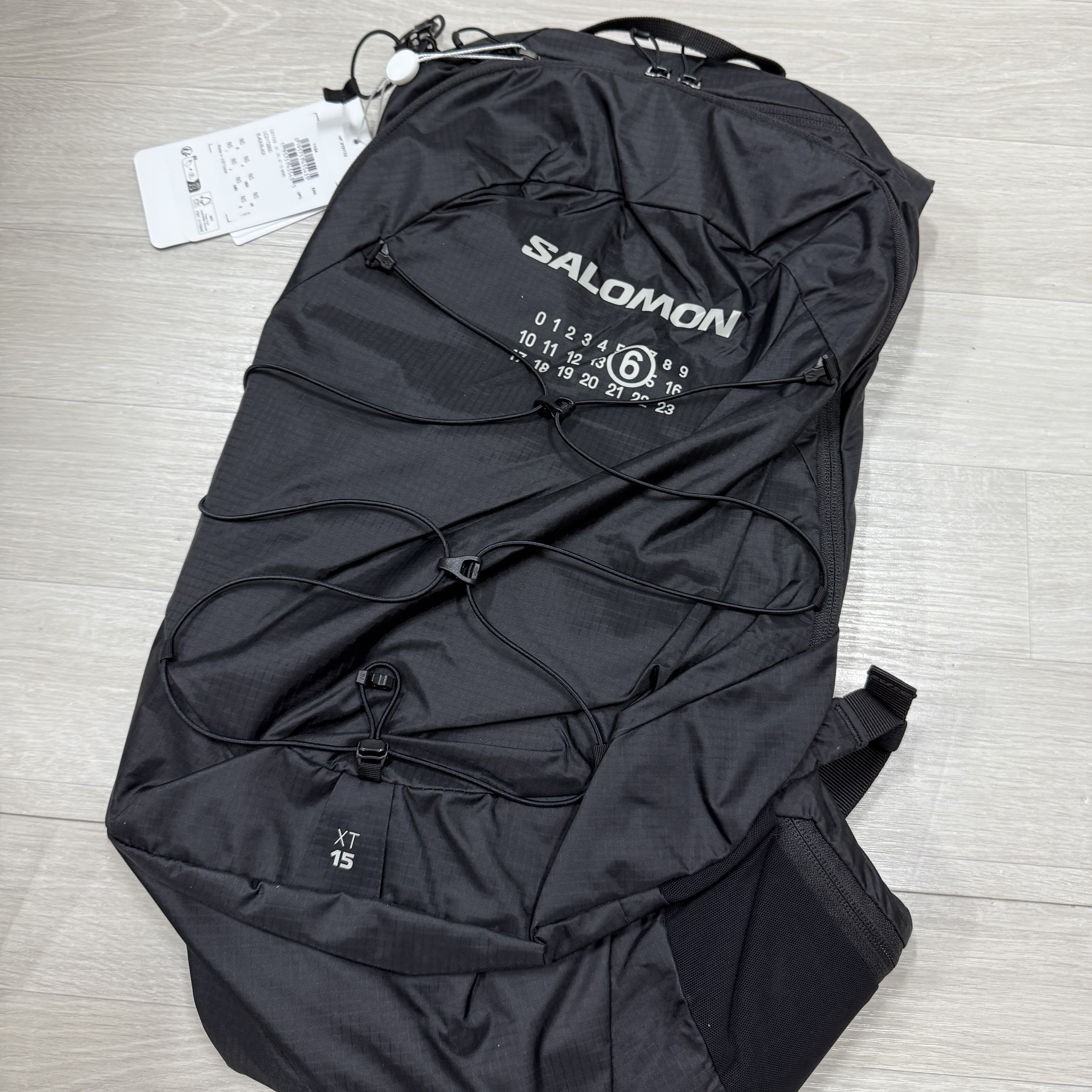 Salomon x MM6 Maison Margiela XT-15 Black 착용 스타일