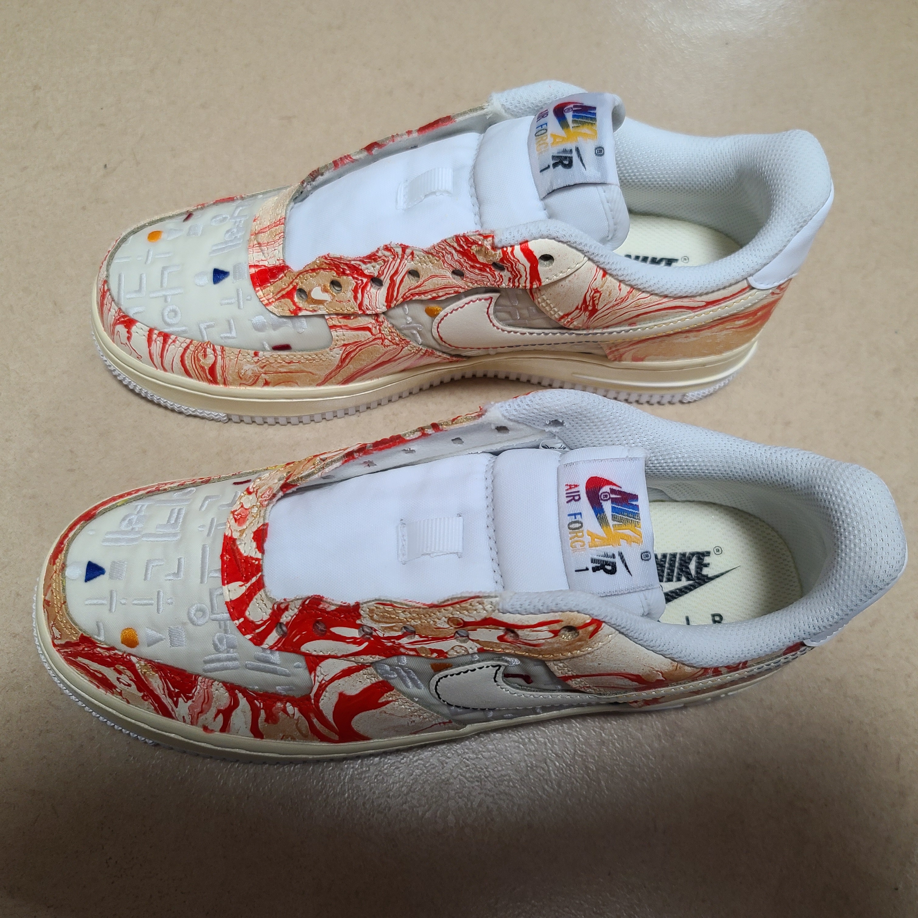 (W) Nike Air Force 1 '07 LV8 Hangul Day 착용 스타일 - 2