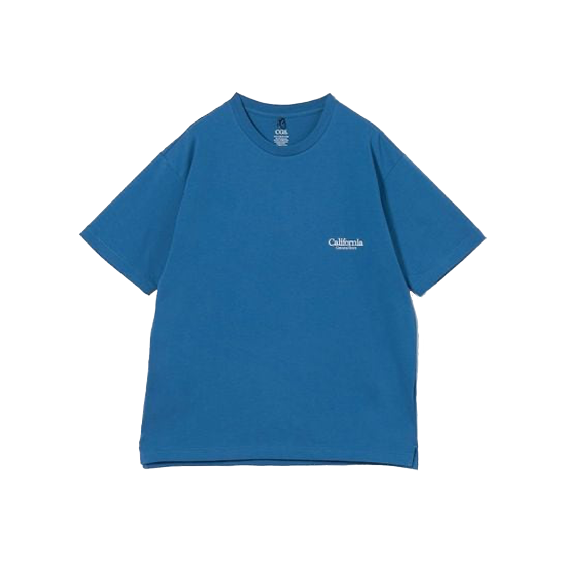 캘리포니아 제너럴 스토어 오가닉 코튼 로고 티셔츠 코발트 - 25FW(California General Store Organic Cotton Logo T-shirt Cobalt - 25FW)
