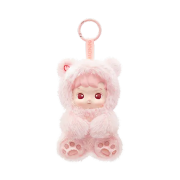 Pop Mart Hacipupu Gummy Bear Series Vinyl Plush Pendant Peach Flavor (Opened Case)