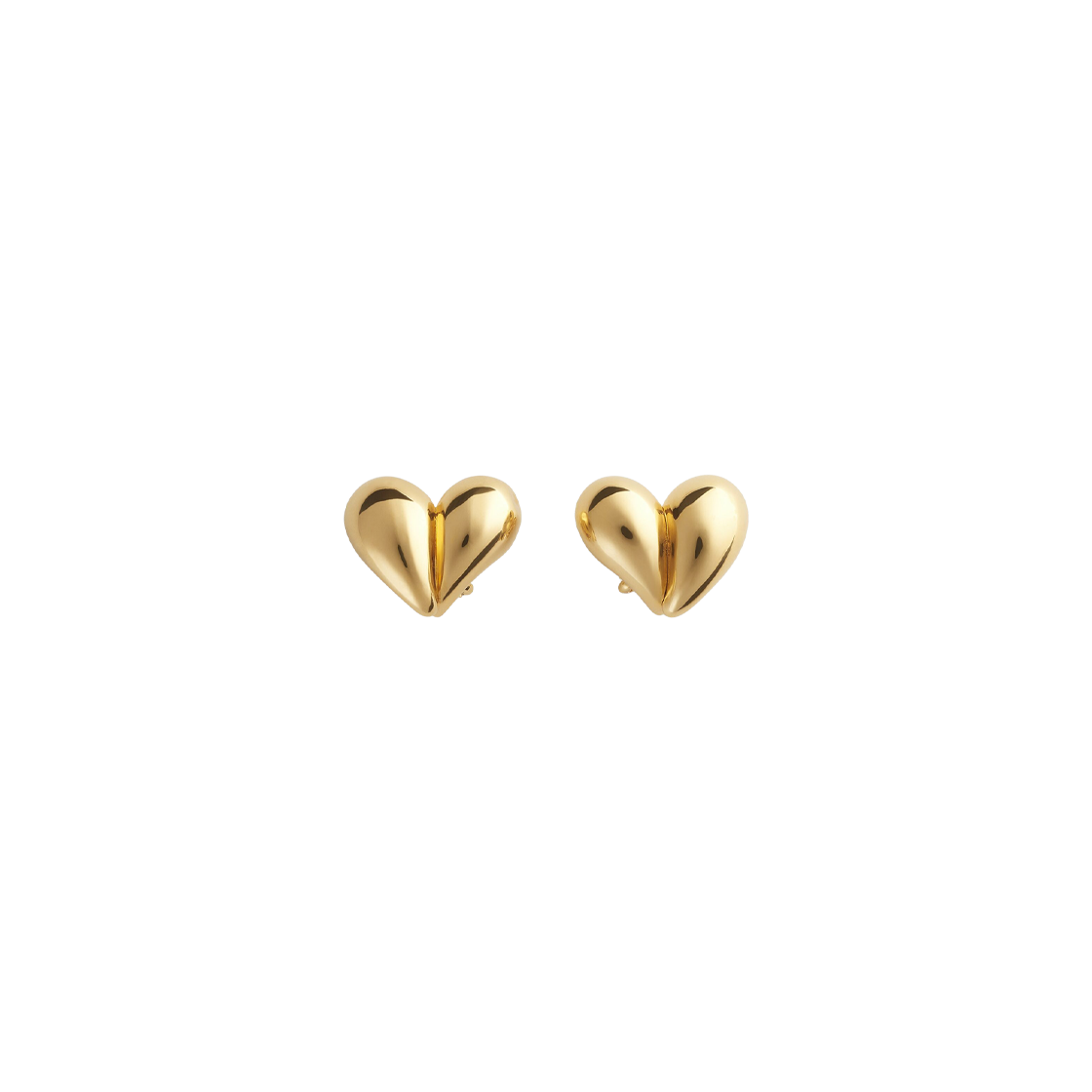 838156VAHU08120 (W) Bottega Veneta Drop Clip Earrings Yellow Gold
