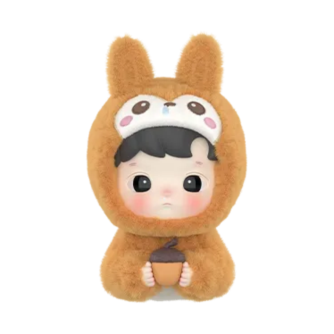 팝마트 하치푸푸 동물들과 함께 시리즈 피규어 안아주고 싶은 다람쥐 (개봉 박스)(Pop Mart Hacipupu Snuggle With You Series Figures Cuddly Squirrel (Opened Case)) - 1