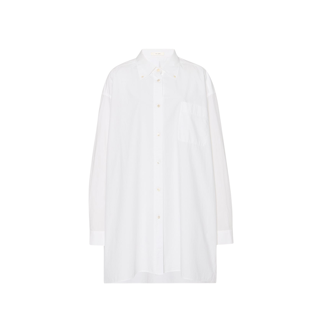 (W) 더 로우 빅토리아 코튼 셔츠 화이트((W) The Row Victoria Cotton Shirt White)