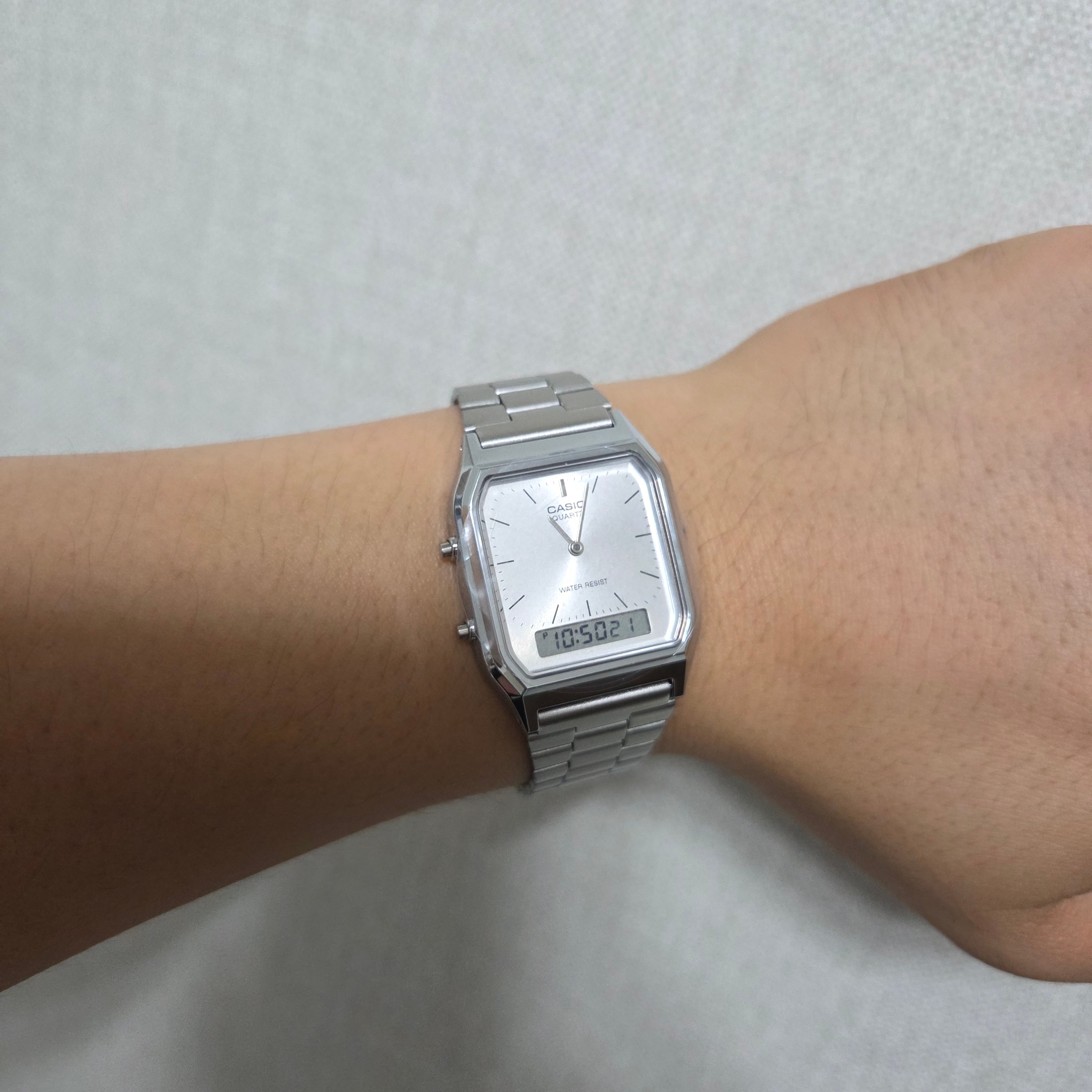Casio AQ-230A-7AMQY 착용 스타일
