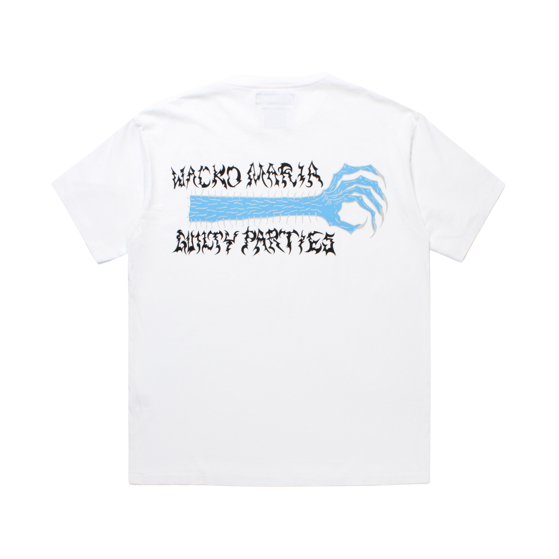 6276 Wacko Maria x Neckface Washed Heavy Weight T-Shirt White