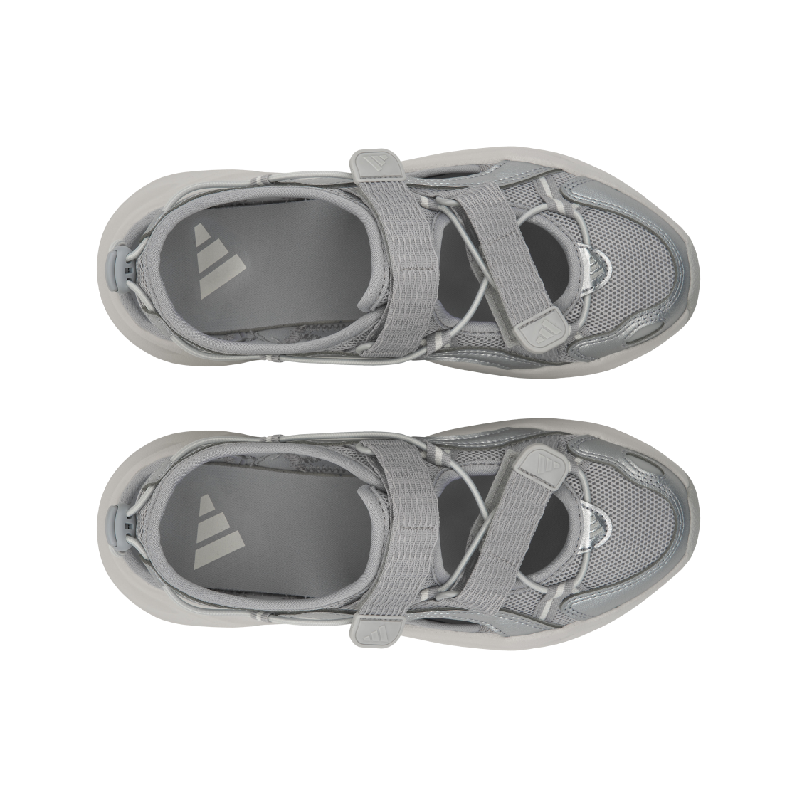 JS4580 (W) Adidas Ozwave Sandal Grey Two Silver Metallic - #5