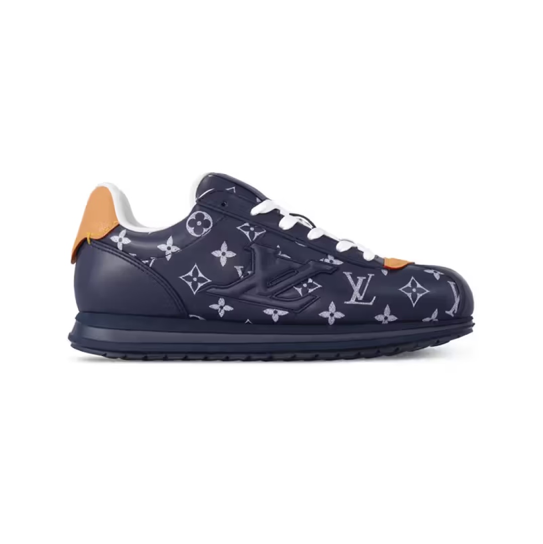 Louis Vuitton LV Buttersoft Sneakers White, Louis Vuitton LV Buttersoft Sneakers Macassar 착용 스타일 - 2