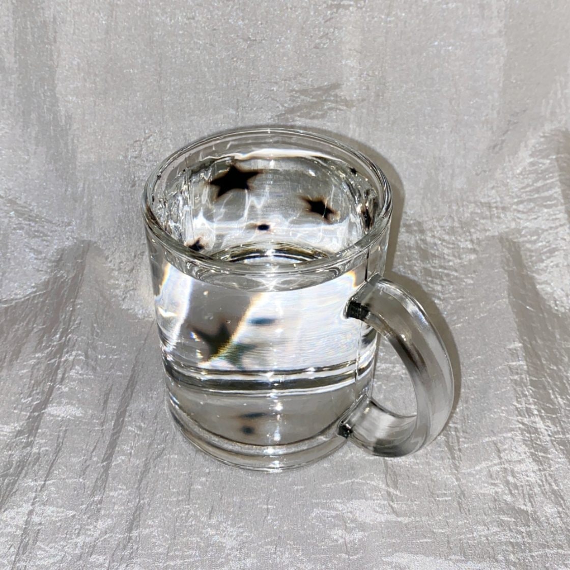 ylwmug24343333 you like what Black Star Glass Mug Gloss - #3
