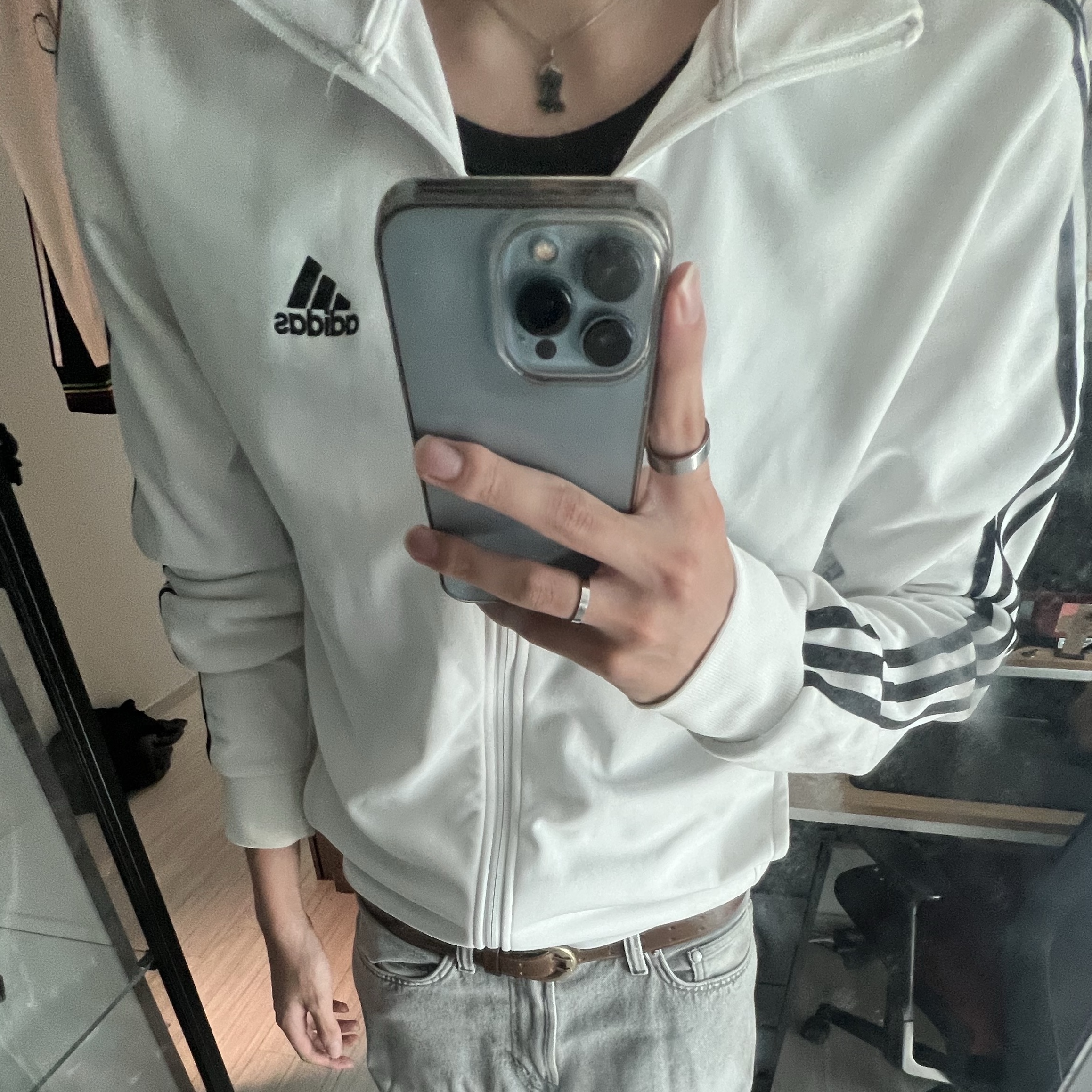 Adidas Originals Beckenbauer Track Top Bliss - KR Sizing 착용 스타일