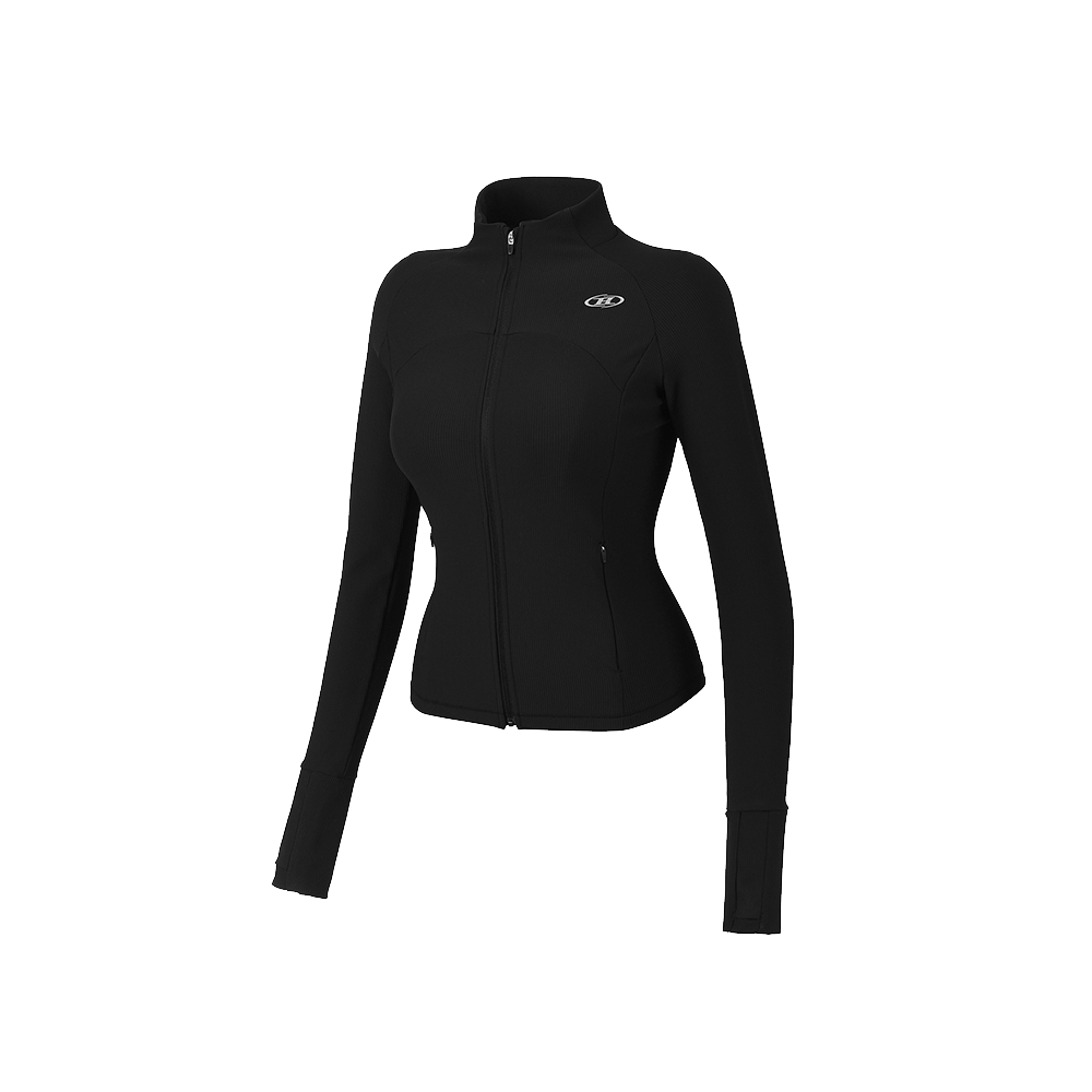 BG1WJK160BK BORN TO WIN W B-Flex Full Zip Up Jacket Black