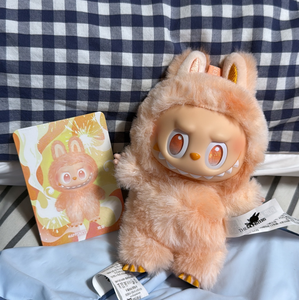 Pop Mart Labubu The Monsters Highlight Series Happiness Keyring (Opened Case) 착용 스타일