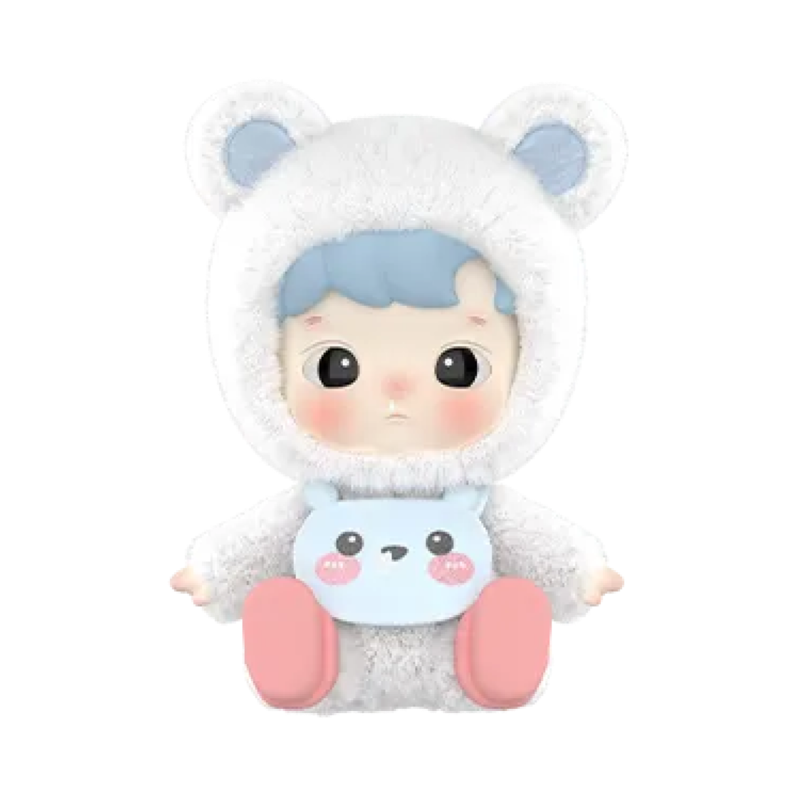 팝마트 하치푸푸 동물들과 함께 시리즈 피규어 으르렁 북극곰 (개봉 박스)(Pop Mart Hacipupu Snuggle With You Series Figures Growling Polar Bear (Opened Case)) - 1
