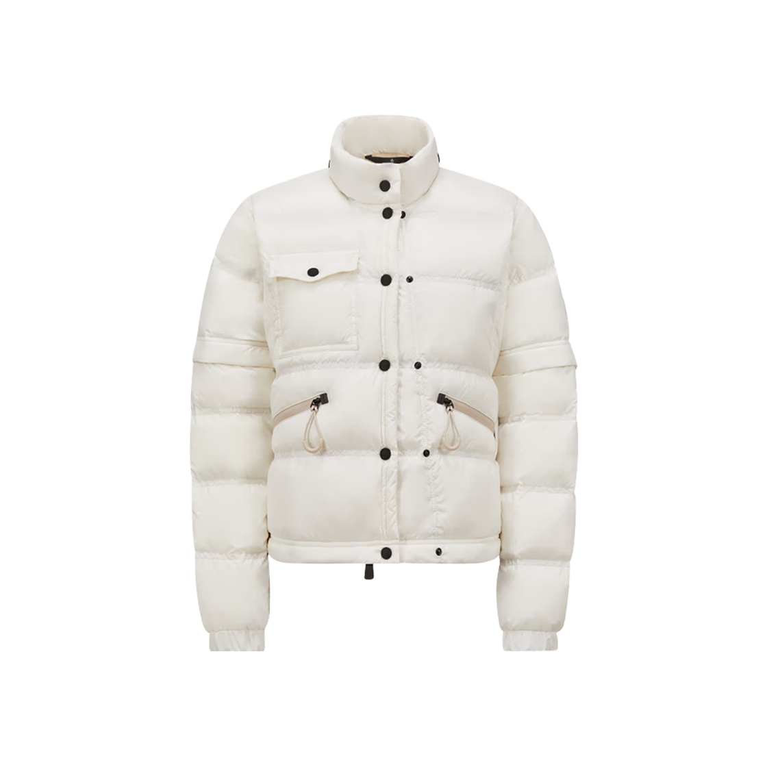 W) 몽클레르 모두이 패커블 투인원 쇼트 다운 자켓 화이트