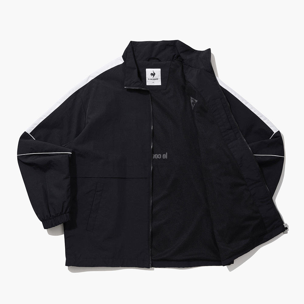 르꼬끄 스포르티브 (온라인전용) 유니 듀스 루즈핏 자켓 - 블랙(QQ123JJK22)(le coq sportif (Online Exclusive) Deux Stand Neck Jacket Black) - 4