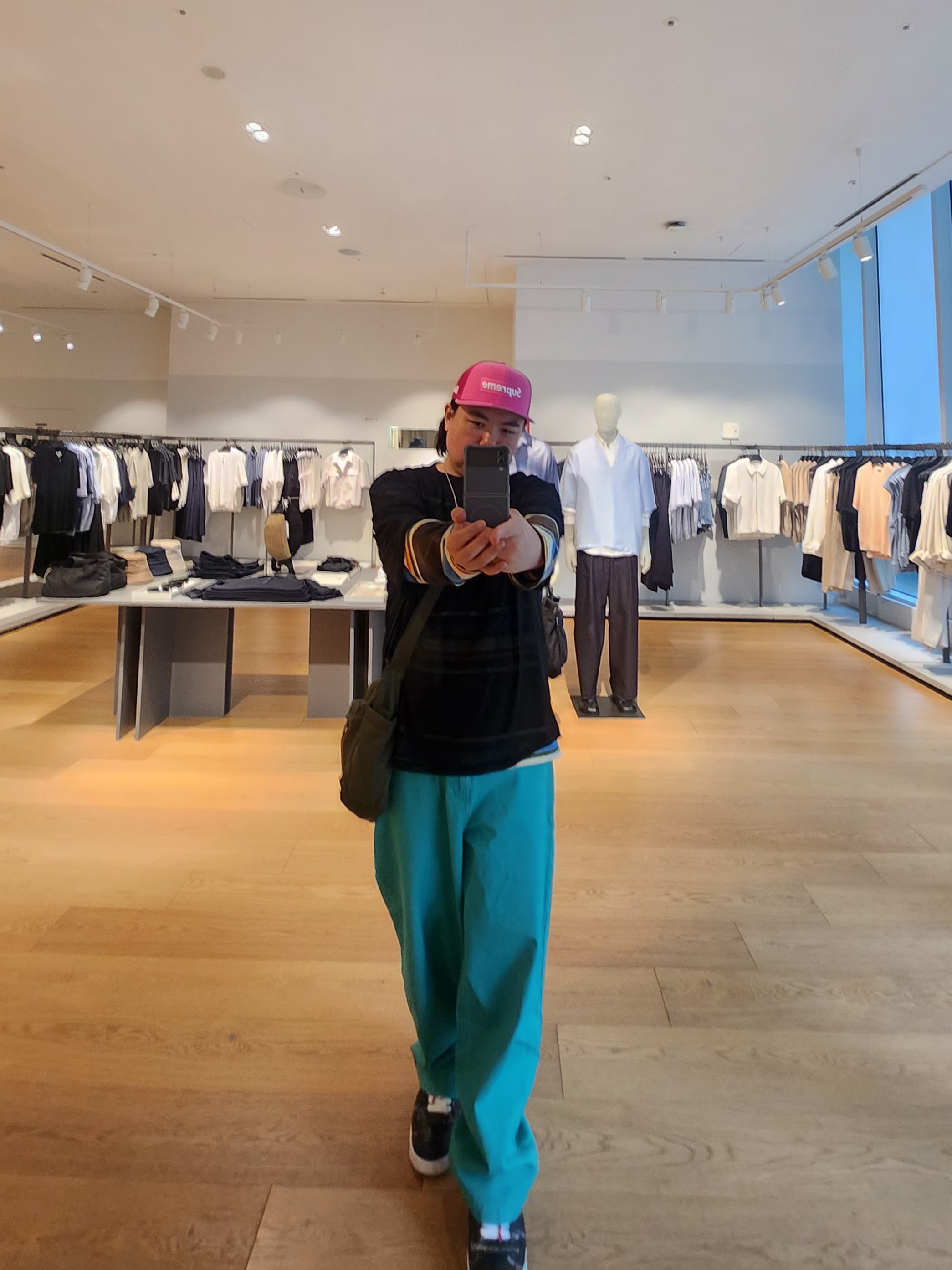 Nike Apex Denim Bucket Hat Aegean Storm Thunder Blue, [S등급] Refurbished Galaxy Z Flip 4 512GB Blue 착용 스타일 - 4