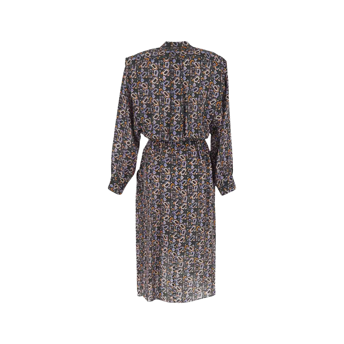 RO0235FA-A3J09I-01BK (W) Isabel Marant Lokeya Satin Silk Dress Black - 23FW