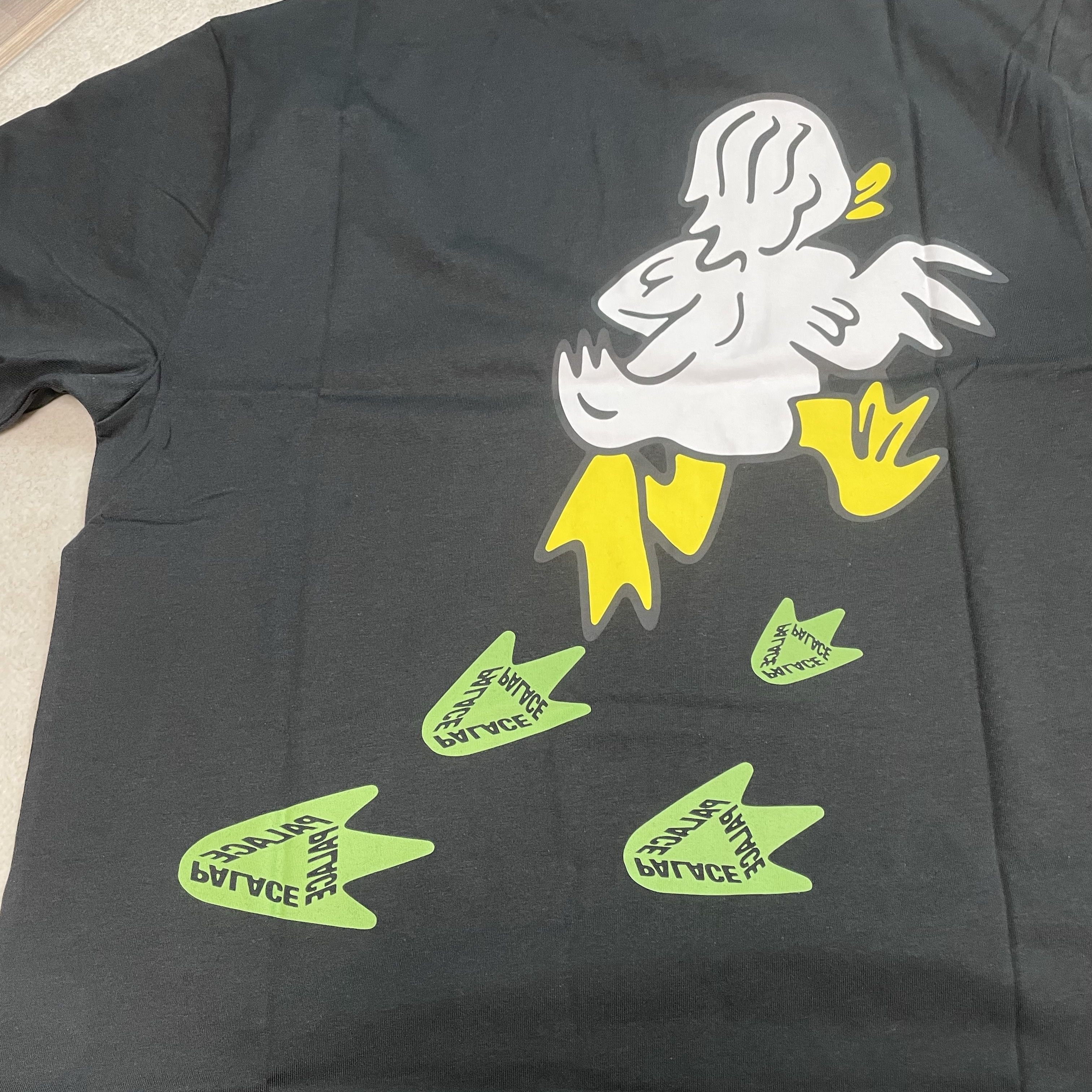Palace Duck Off T-Shirt Black - 25SS 착용 스타일 - 1