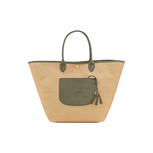Longchamp Le Pliage Collection L Basket Bag Artichoke