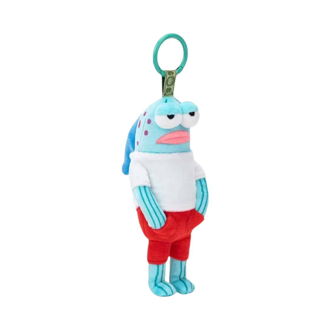 팝마트 비키니 바텀 버디즈 윔지컬 플러시 쿨한 물고기 (개봉 박스)(Pop Mart Bikini Bottom Buddies Whimsical Plush Cool Fish (Opened Case))