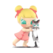 Pop Mart Baby Molly & Baby Tabby Series Figures Furry Brush (Opened Case)