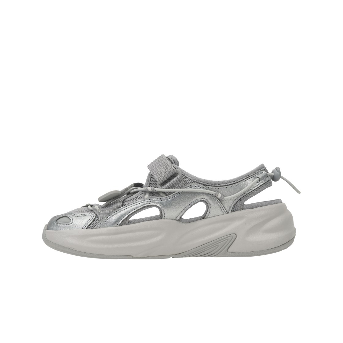 JS4580 (W) Adidas Ozwave Sandal Grey Two Silver Metallic - #3