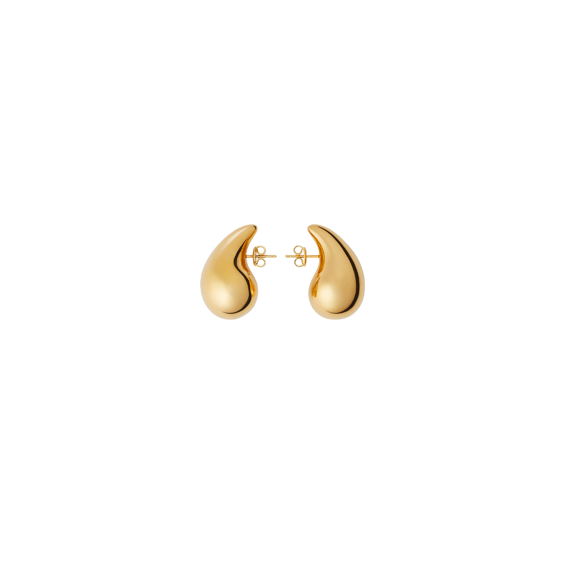 716783VAHU08120 (W) Bottega Veneta Small Drop Earrings Yellow Gold