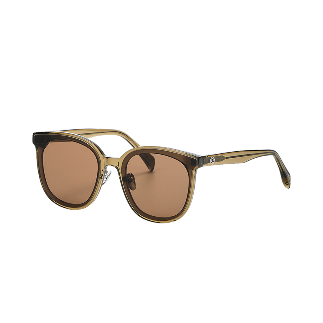 마쥬 아비뇽 카키 브라운 브라운 솔리드 렌즈(Maje Avignon Khaki Brown Brown Solid Lenses)