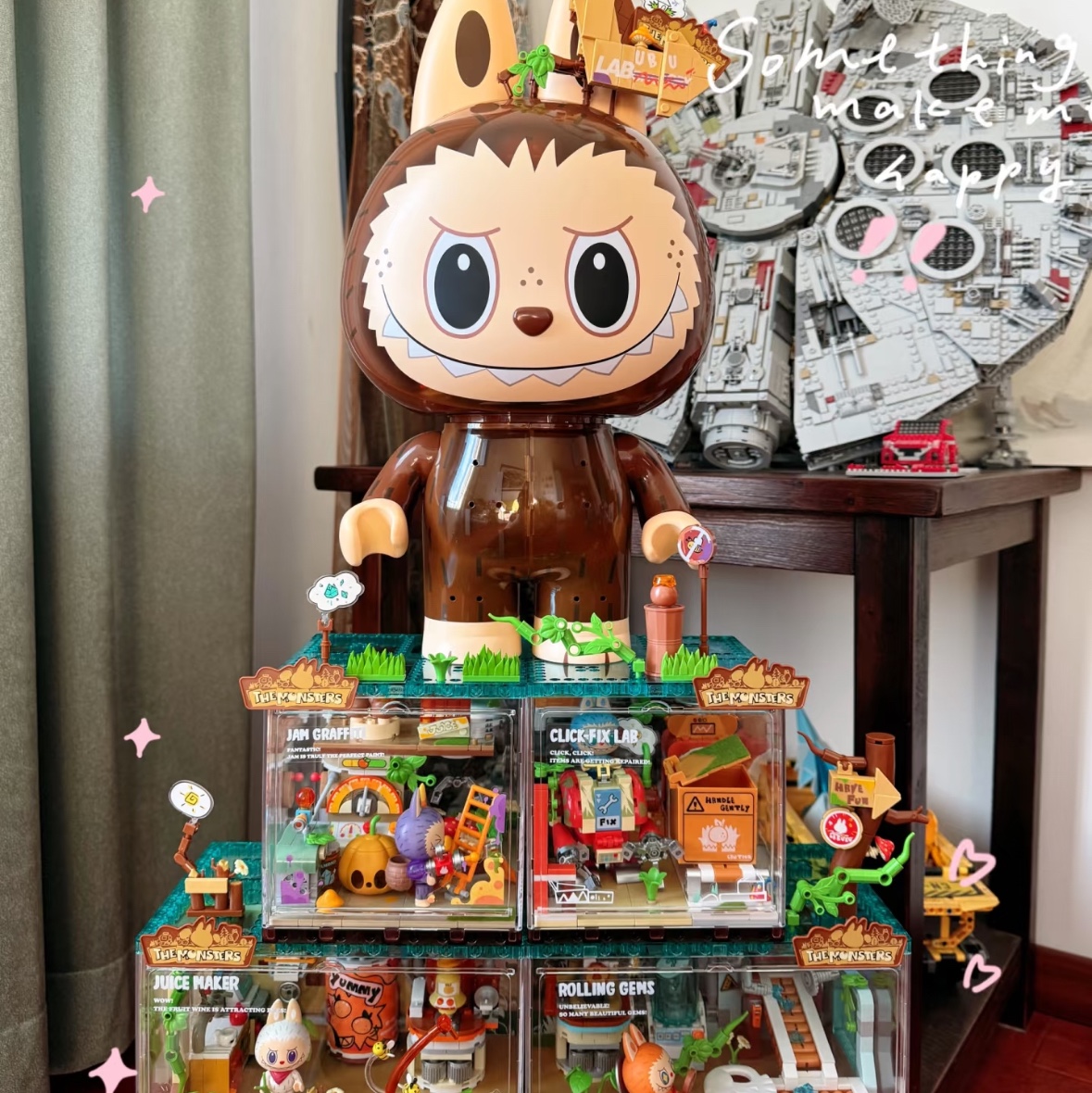 Pop Mart Labubu The Monsters Forest Secret Base Series Block Playful Home (3 Figures / 1 Random Labubu) 착용 스타일