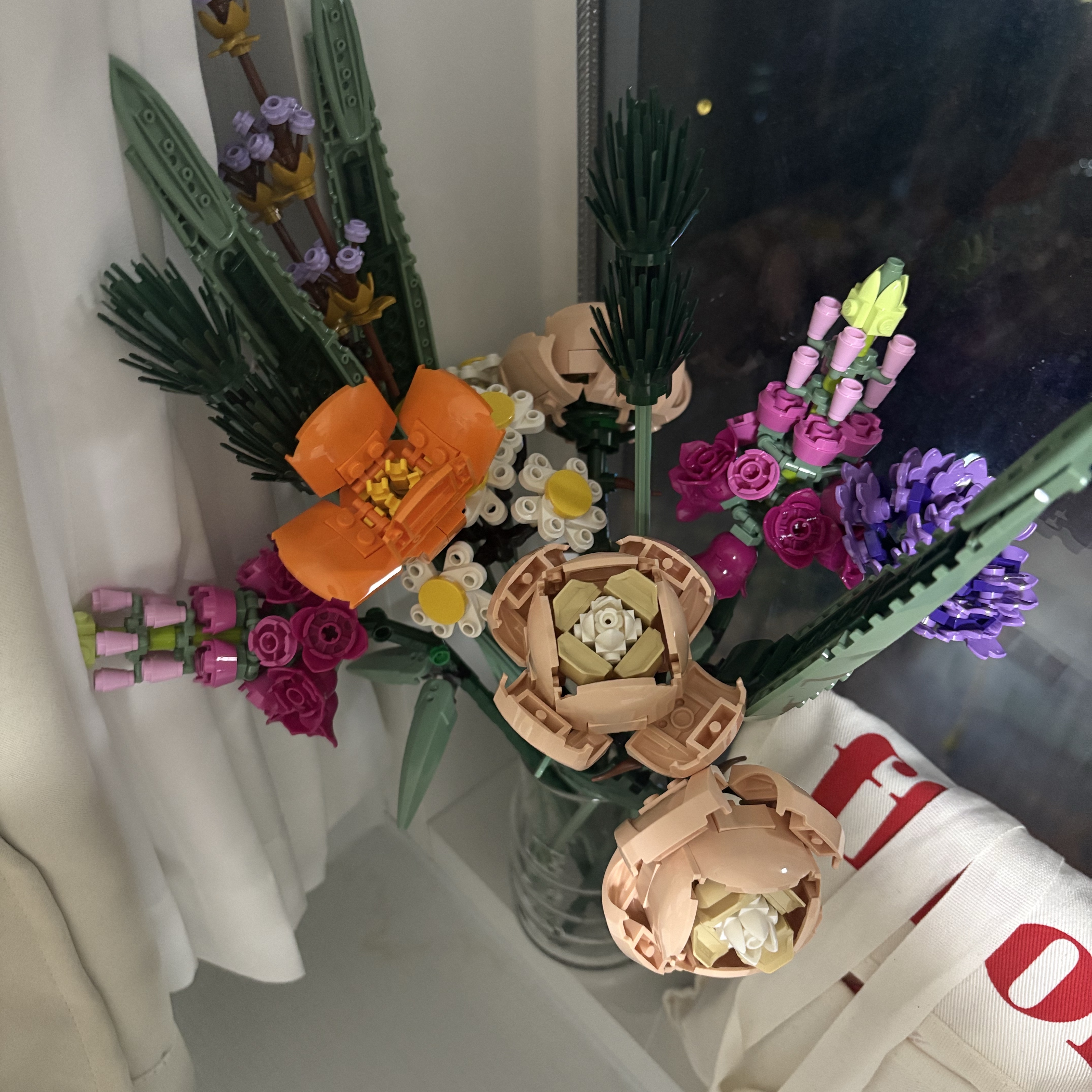 Lego Flower Bouquet 착용 스타일 - 3